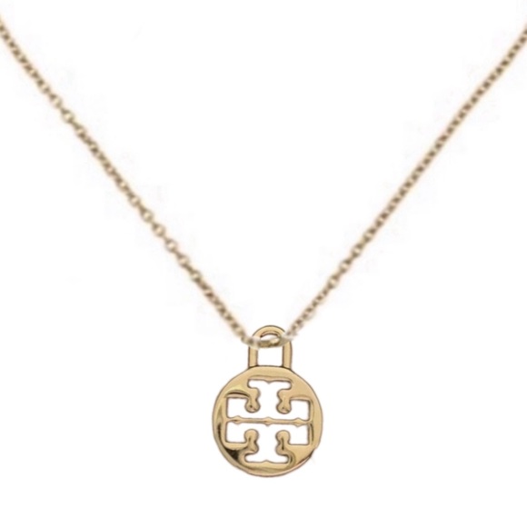 Tory Burch Jewelry - TORY BURCH • Bag Gold Charm Logo Necklace